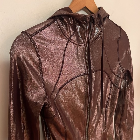 Lululemon Define Jacket Radiate Foil French Press Metallic Limited Edition Sz 2 - Picture 3 of 17